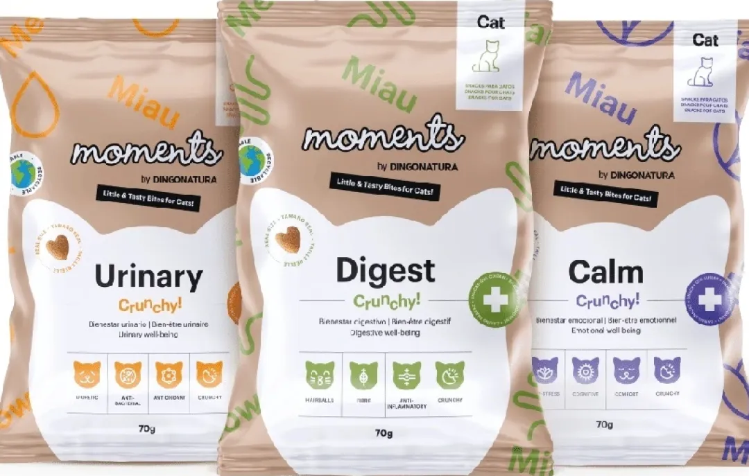 Natura Diet Super premium Hunde & kattefoder Moments Cat Digest snack 70 g