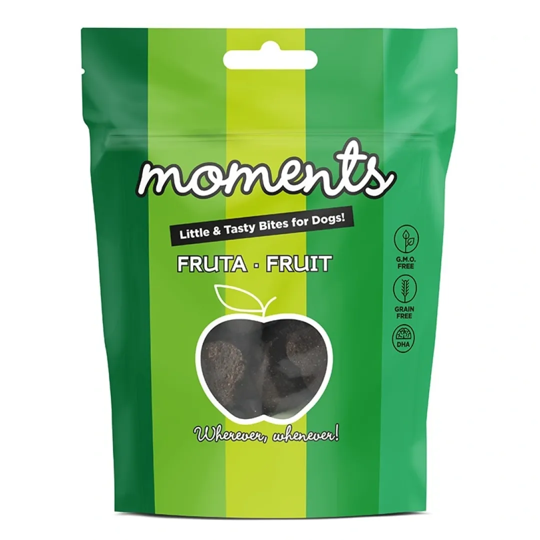 Natura Diet Super premium Hunde & kattefoder Moments hundesnack Kylling og Frugt 60 g - fuldfoder hundegodbidder