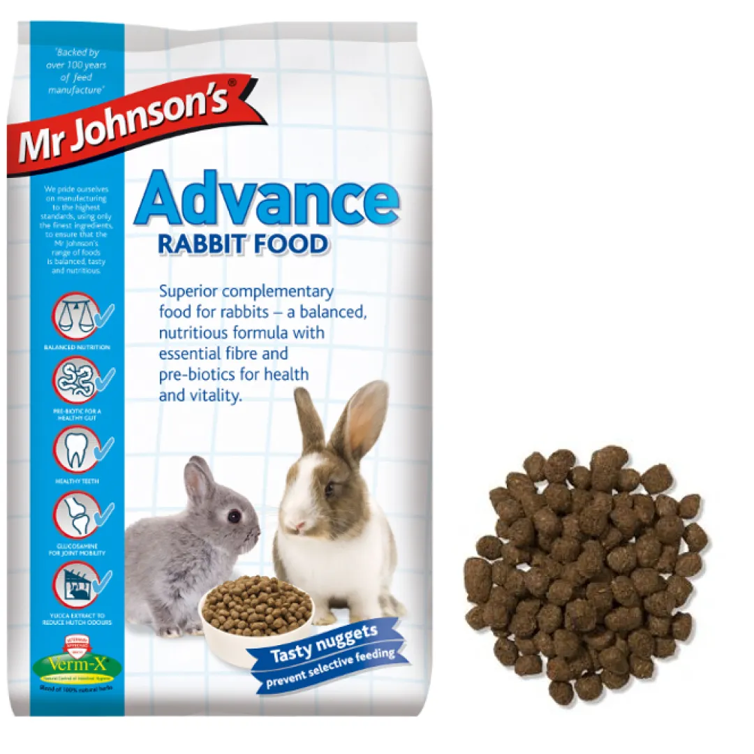 Mr Johnson - kvalitets gnaverfoder Mr Johnson Kaninfoder Advance Rabbit 10 kg