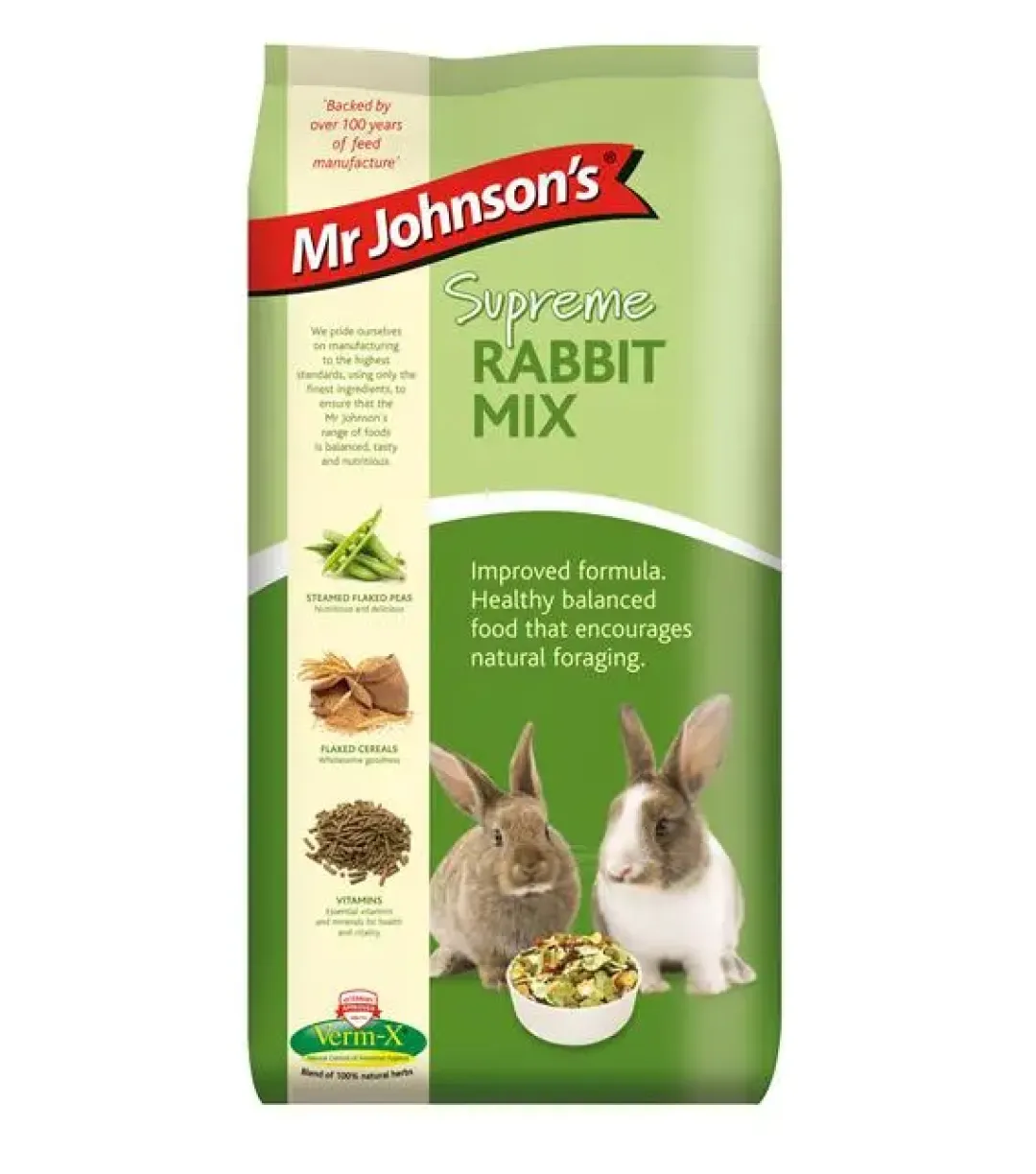 Mr Johnson - kvalitets gnaverfoder Mr Johnson Supreme Kaninfoder Mix 900 g