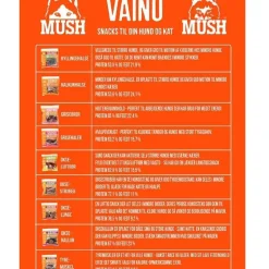 MUSH VAINU Hundesnack Kalkunhalse 250 g - naturlige tyggeben til hunde