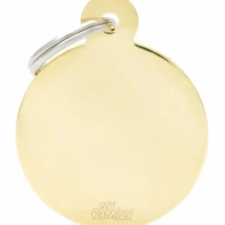 My Family Hundetegn Basic Cirkel guld stor