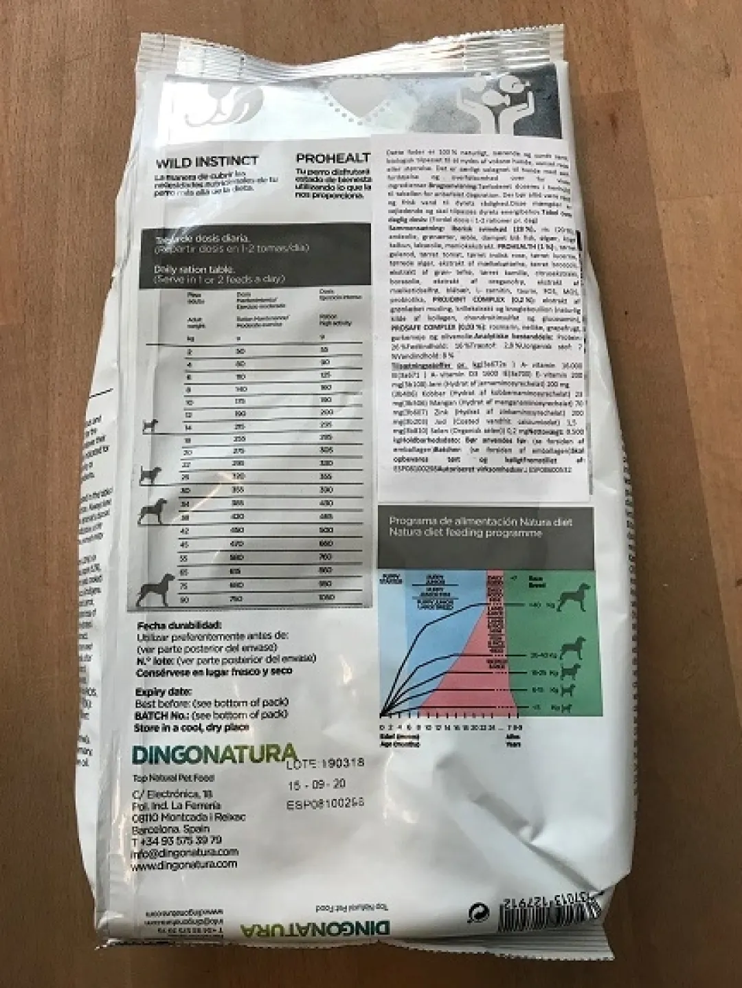 Natura Diet Super premium Hunde & kattefoder Natura Diet Iberico og Ris Hundefoder 500 g - Naturligt og allergivenligt