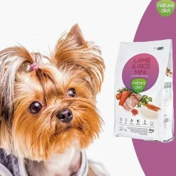 Natura Diet Super premium Hunde & kattefoder Natura Diet Lam og Ris Mini Hundefoder 3 kg - Sundt foder til små hunde