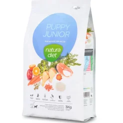 Natura Diet Super premium Hunde & kattefoder Natura Diet Puppy Junior Hvalpefoder 3 kg - Sund start til din hvalp