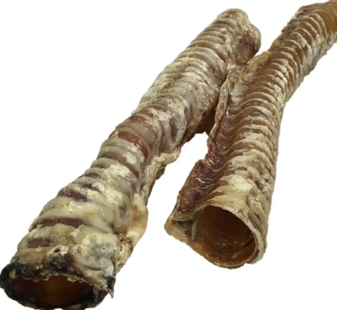 Treattime Okse luftrør 25-30 cm (2 stk) - Naturlige hundesnacks