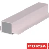 Porsa sølv aluprofil med dobbelt flig 85 cm.