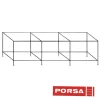 Porsa sort akvariebord 720 liter 8 Ben 160 cm