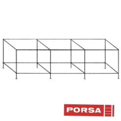 Porsa sort akvariebord 1120 liter 8 Ben