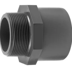 PVC Overgang Med Udvendigt Gevind 32 x 40 x 3/4 tomme