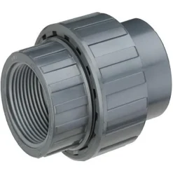 PVC Union med gevind 1 tomme i den ene ende 32 mm