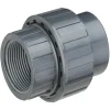 Deltec PVC Union med gevind 3/4 tomme i den ene ende 25 mm