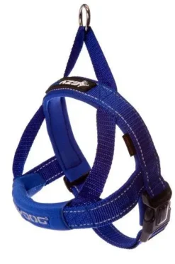 Ezydog QuickFit sele blå XXS - let og hurtig sele til meget små hunde