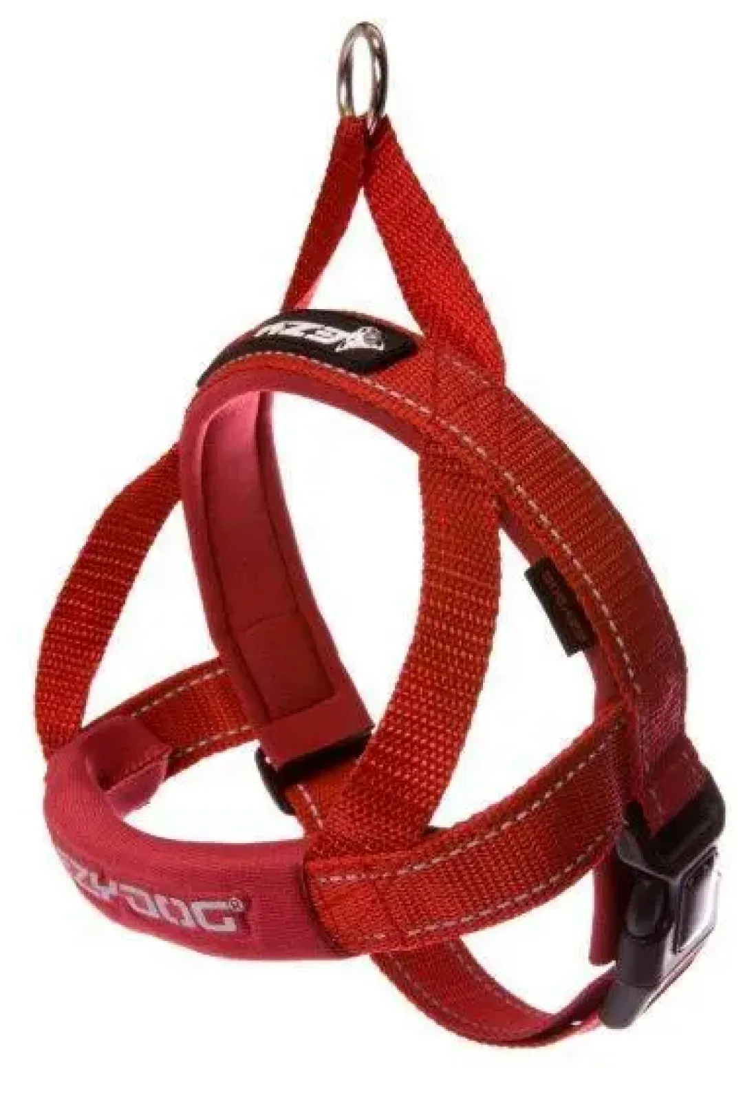 Ezydog QuickFit sele rød XXS - let og tryg sele til meget små hunde