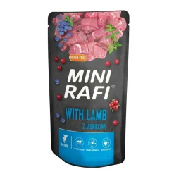 Dolina Noteci - RAFI vådmad Rafi Mini vådhundefoder lammekød 150 g - sundt fuldfoder til små hunde