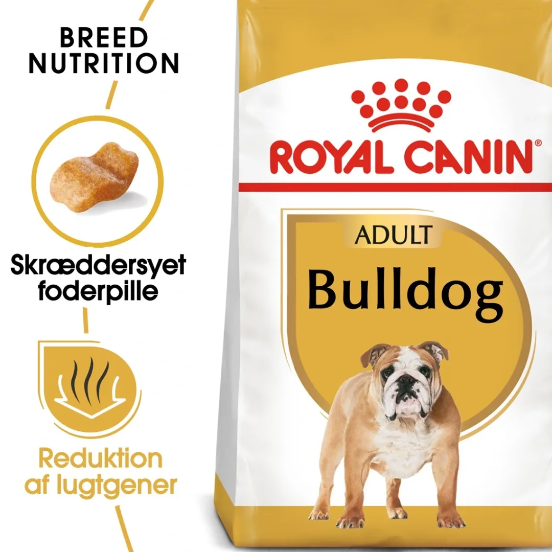 Royal Canin Hundefoder Royal Canin Bulldog Adult 12 kg - tørfoder til voksne hunde