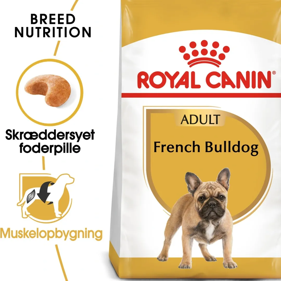 Royal Canin Hundefoder Royal Canin French Bulldog Adult 9 kg - tørfoder til voksne hunde