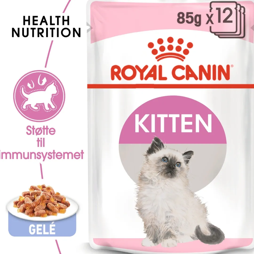 Royal Canin Kattefoder Royal Canin Kitten Jelly - vådfoder 85 g