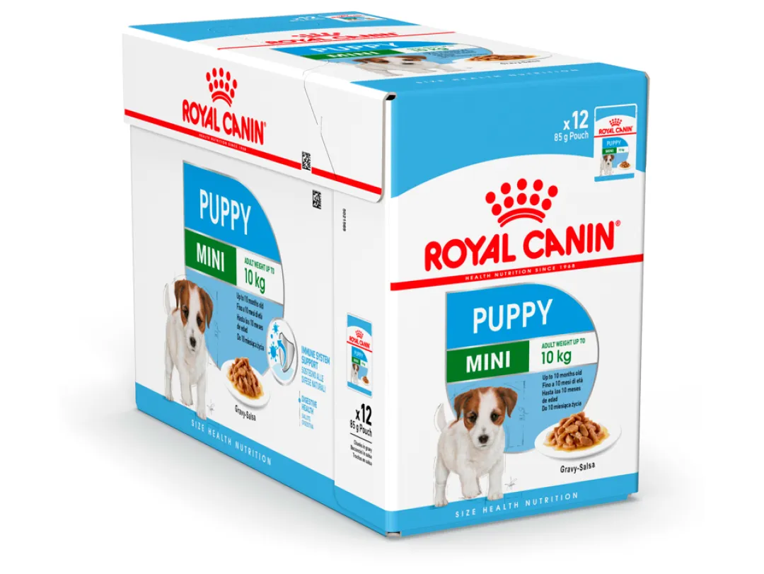 Royal Canin Hundefoder Royal Canin Mini Puppy vådfoder 12 x 85 g - nærende hvalpemad