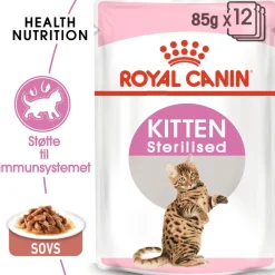 Royal Canin Kattefoder Royal Canin Second Age Kitten SterilisedSovs - vådfoder 85 g