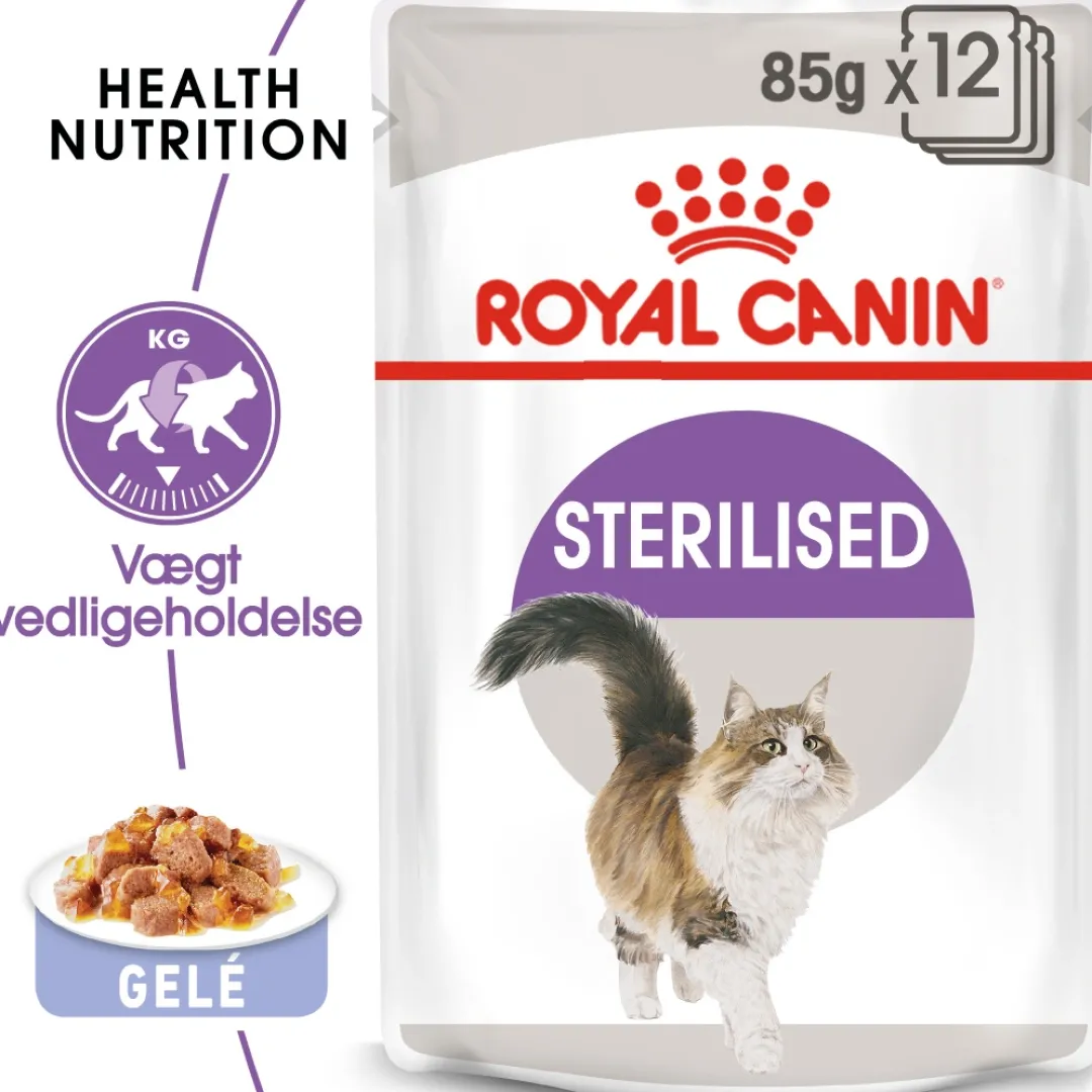 Royal Canin Kattefoder Royal Canin Sterilised Jelly - vådfoder 85 g