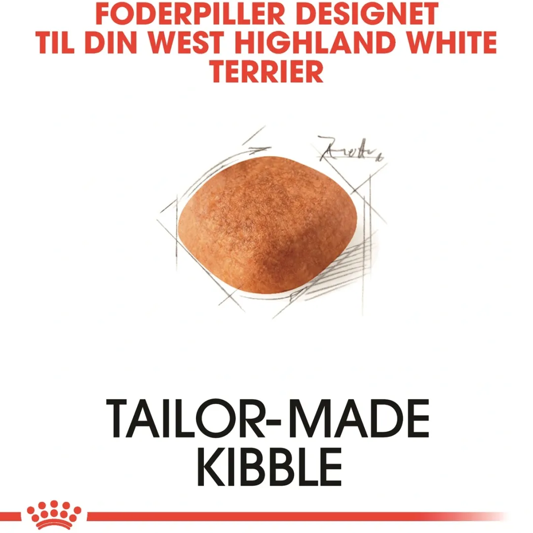 Royal Canin Hundefoder Royal Canin West Highland White Terrier Adult 1,5 kg - tørfoder til Westie