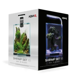 Aquael Shrimpset Day and Night 10 L 20x20x25 cm Hvid