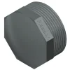 PVC Slutmuffe udvendig gevind 3/4 Tomme