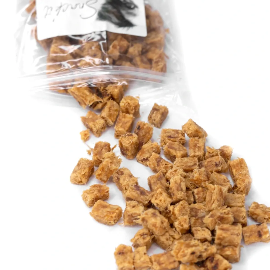 Snackit Kvalitetssnacks til hunde Snackit Bløde Kalkun terninger 100 g - naturlige hundesnacks