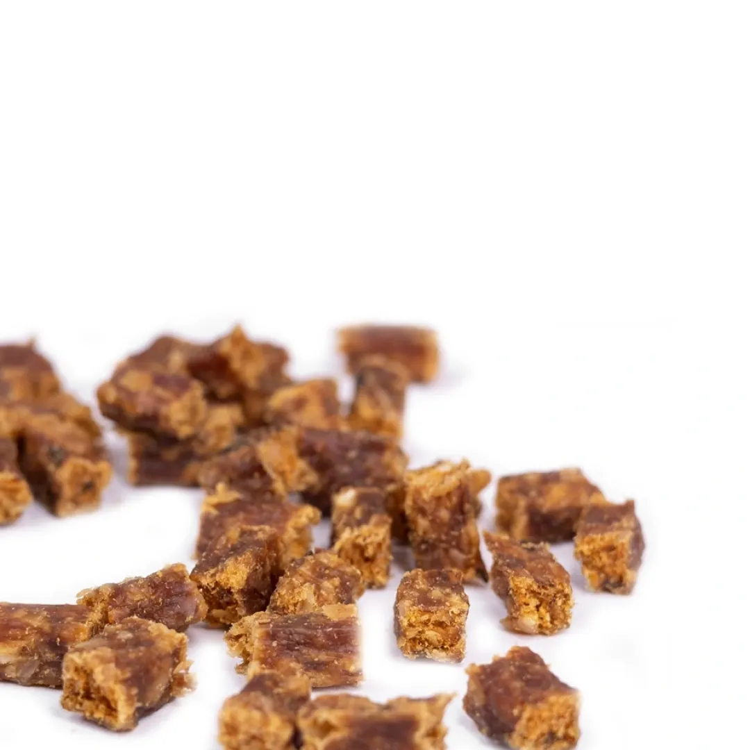 Snackit Kvalitetssnacks til hunde Snackit Bløde Kanin terninger 100 g - kornfri hundesnacks