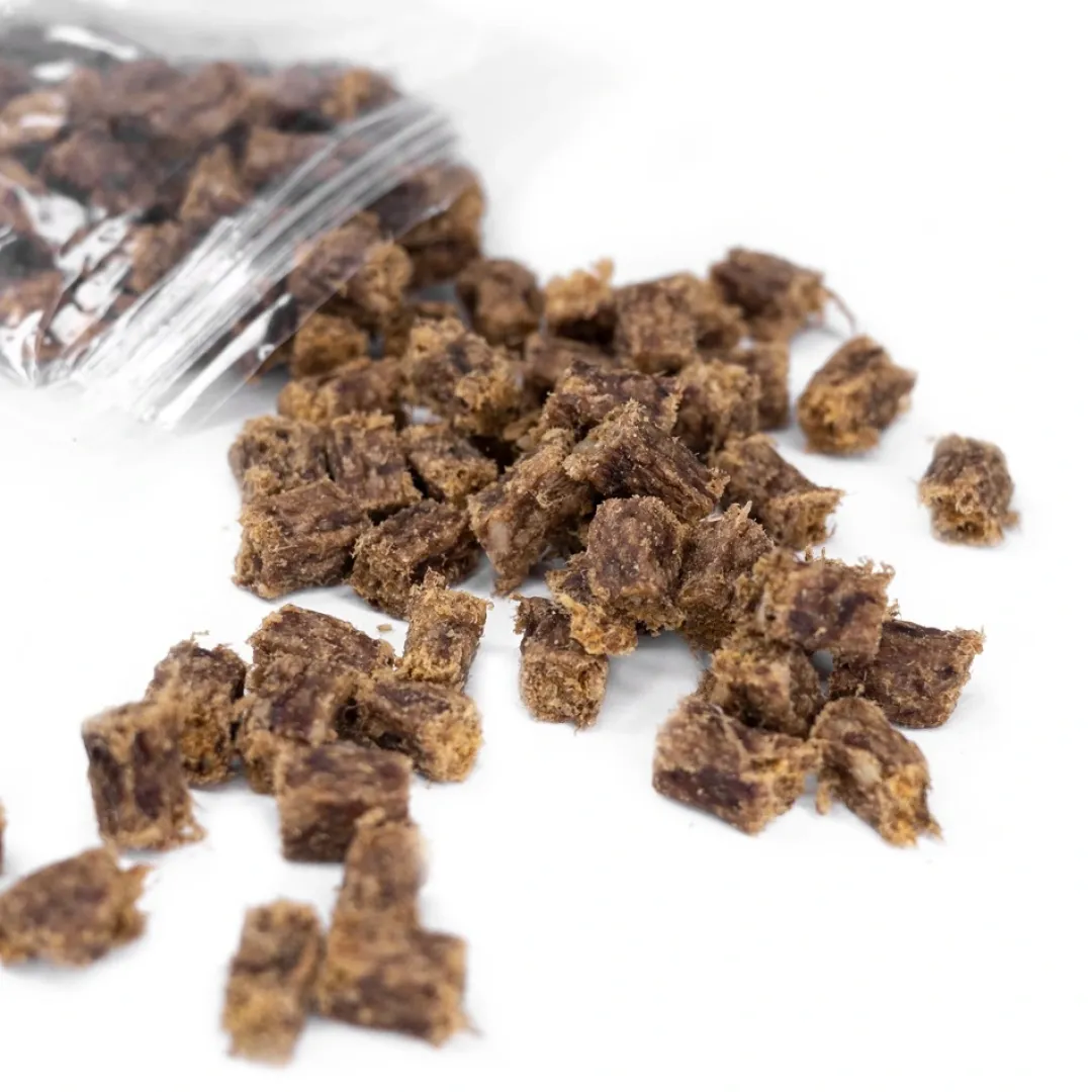 Snackit Kvalitetssnacks til hunde Snackit Bløde Vildsvine terninger 100 g - kornfri hundesnacks