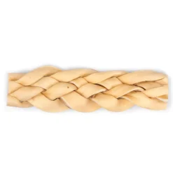 Snackit Kvalitetssnacks til hunde Snackit Gigant Flettet Oksehud 25 cm - Ekstra robust tyggeben
