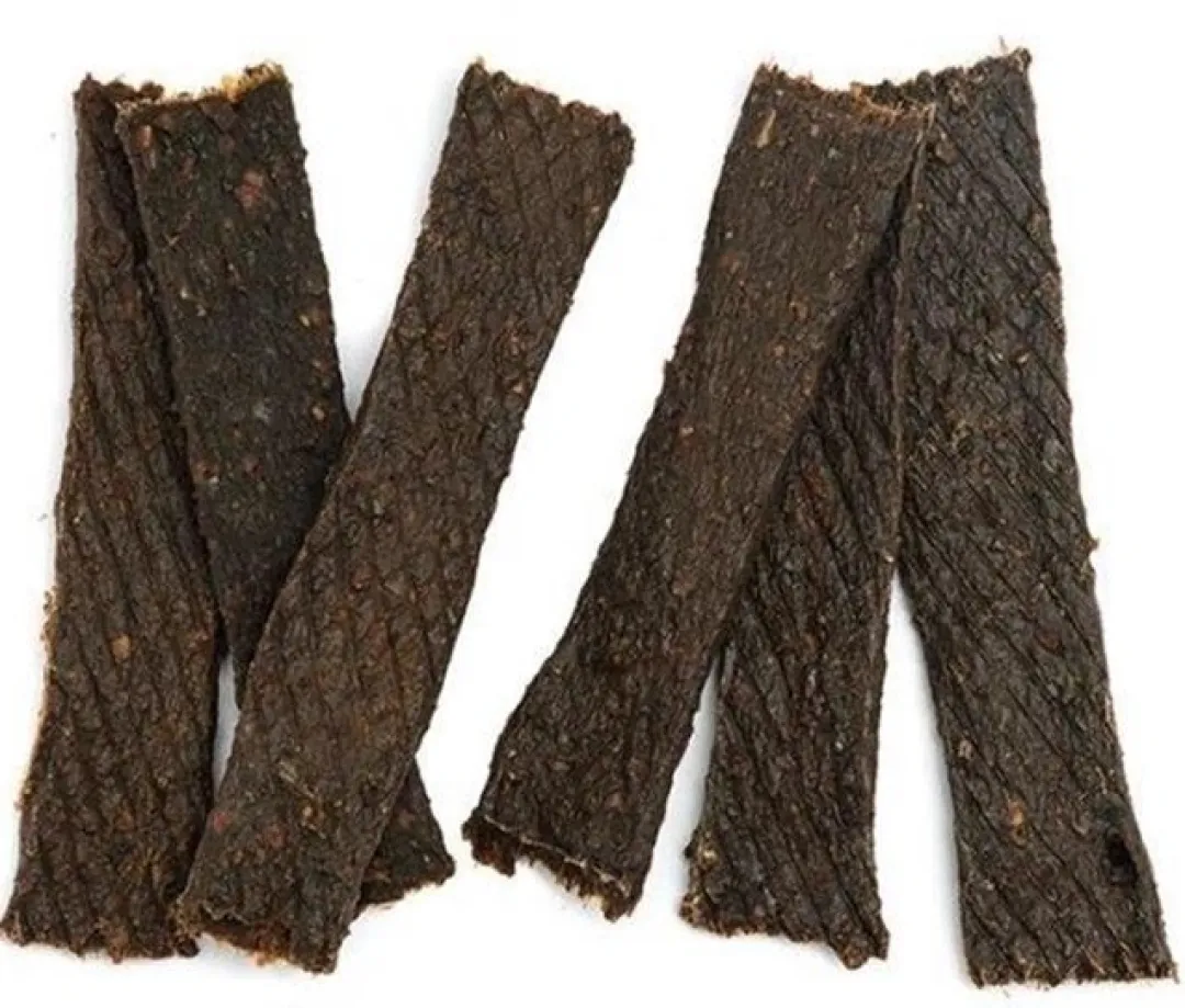 Snackit Kvalitetssnacks til hunde Snackit Lammekødstrips 200 g - Naturlige hundesnacks