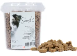 Snackit Kvalitetssnacks til hunde Snackit Semi-Moist Mini Bones med Kylling 500 g - bløde hundesnacks