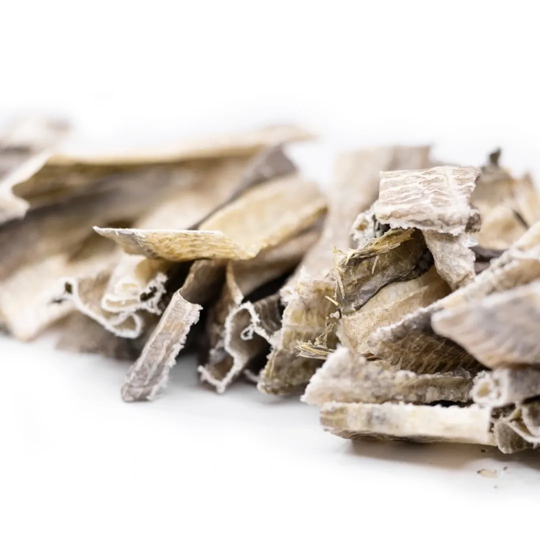 Snackit Kvalitetssnacks til hunde Snackit Torskeskind Sticks 250 g - Naturlige hundesnacks