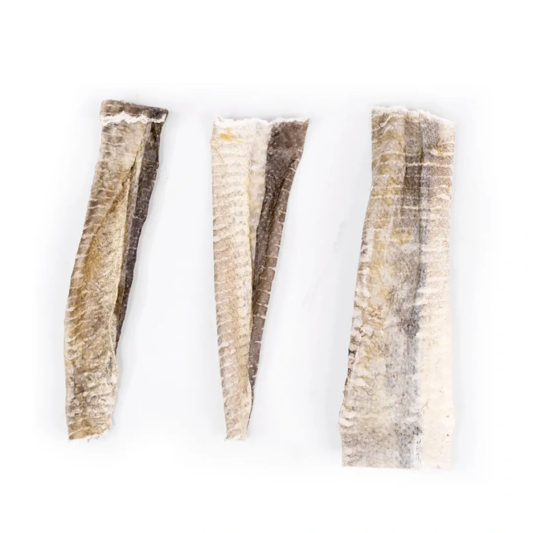 Snackit Kvalitetssnacks til hunde Snackit Torskeskind Sticks 250 g - Naturlige hundesnacks