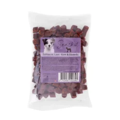 Snackit Kvalitetssnacks til hunde Softies med lam hundesnacks 200 g - Afbalanceret belønning med mild smag