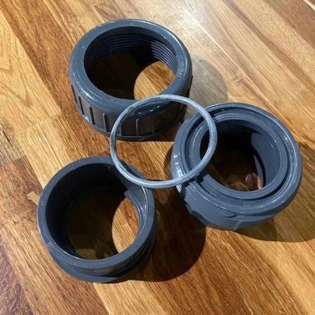 PVC SuperBead Adaptor VDL union 75 mm