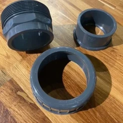PVC SuperBead Adaptor VDL Union 90 mm