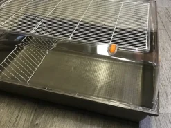 FOP Pet Products Tamburino Hamsterbur grå/brun bund
