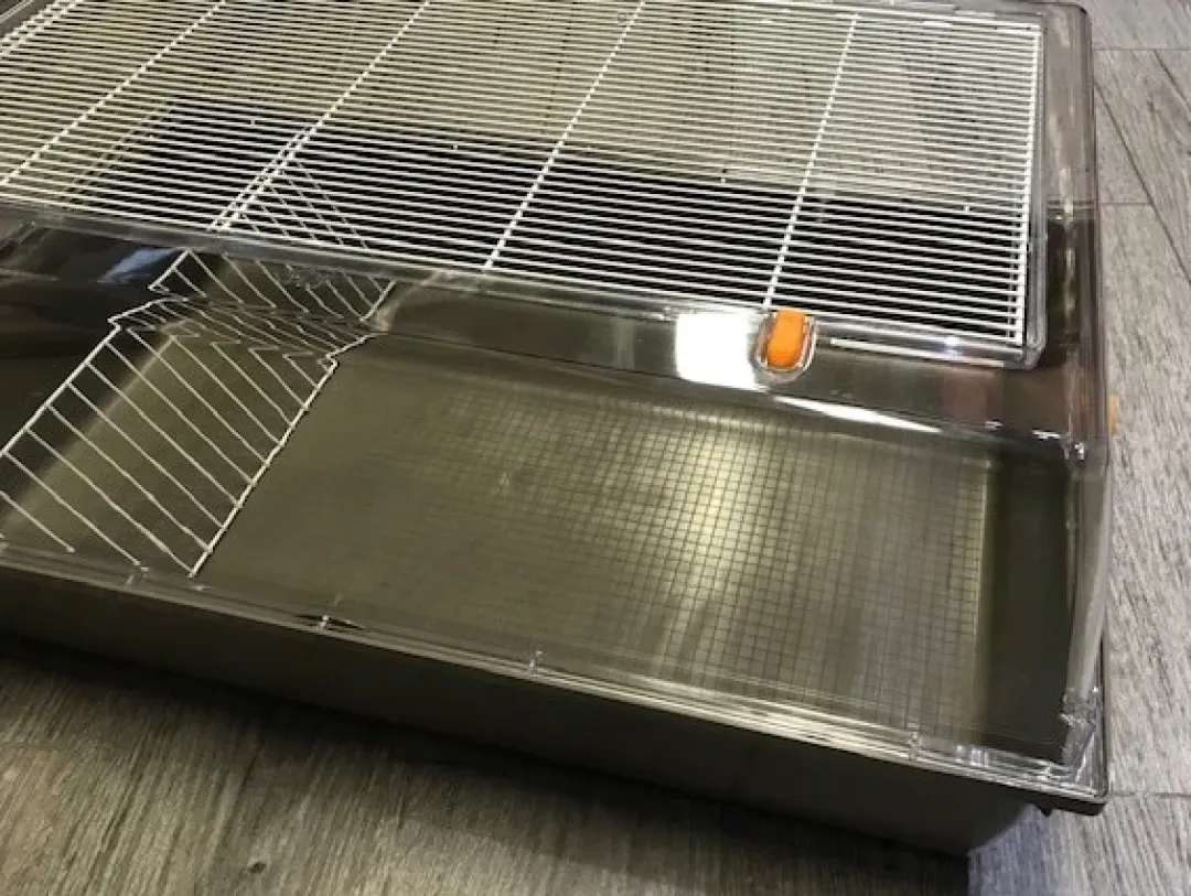 FOP Pet Products Tamburino Hamsterbur grå/brun bund
