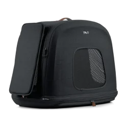 Tavo Pets Tavo Crispin Medium Onyx Sort - Crash-testet transportbur til kæledyr