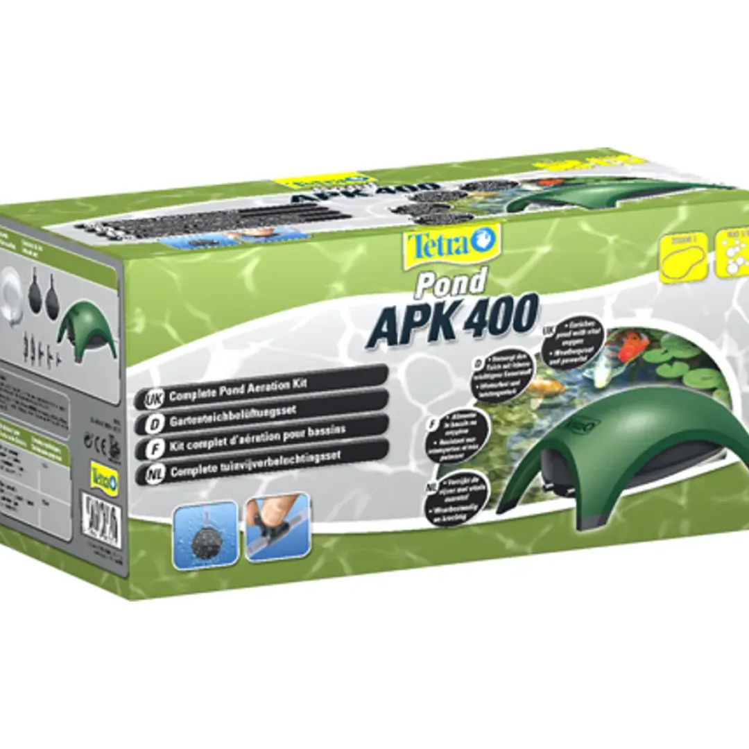 Tetra Fish Tetra Pond Isfrisæt Luftpumpe Apk 400 2 udgange 400 l/t