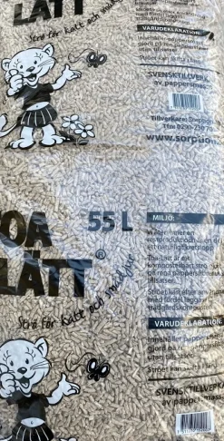 TOA-LÄTT Kattestrø - Kattegrus 55 liter