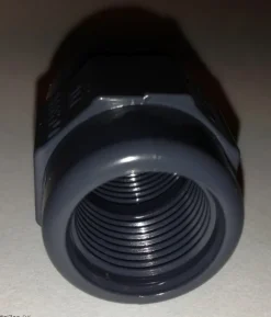 PVC 3/4 tomme gevind muffe med gevind begge ender