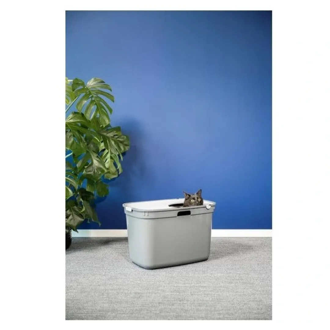 MiniZoo Top Cat Kattetoilet Cool Grey
