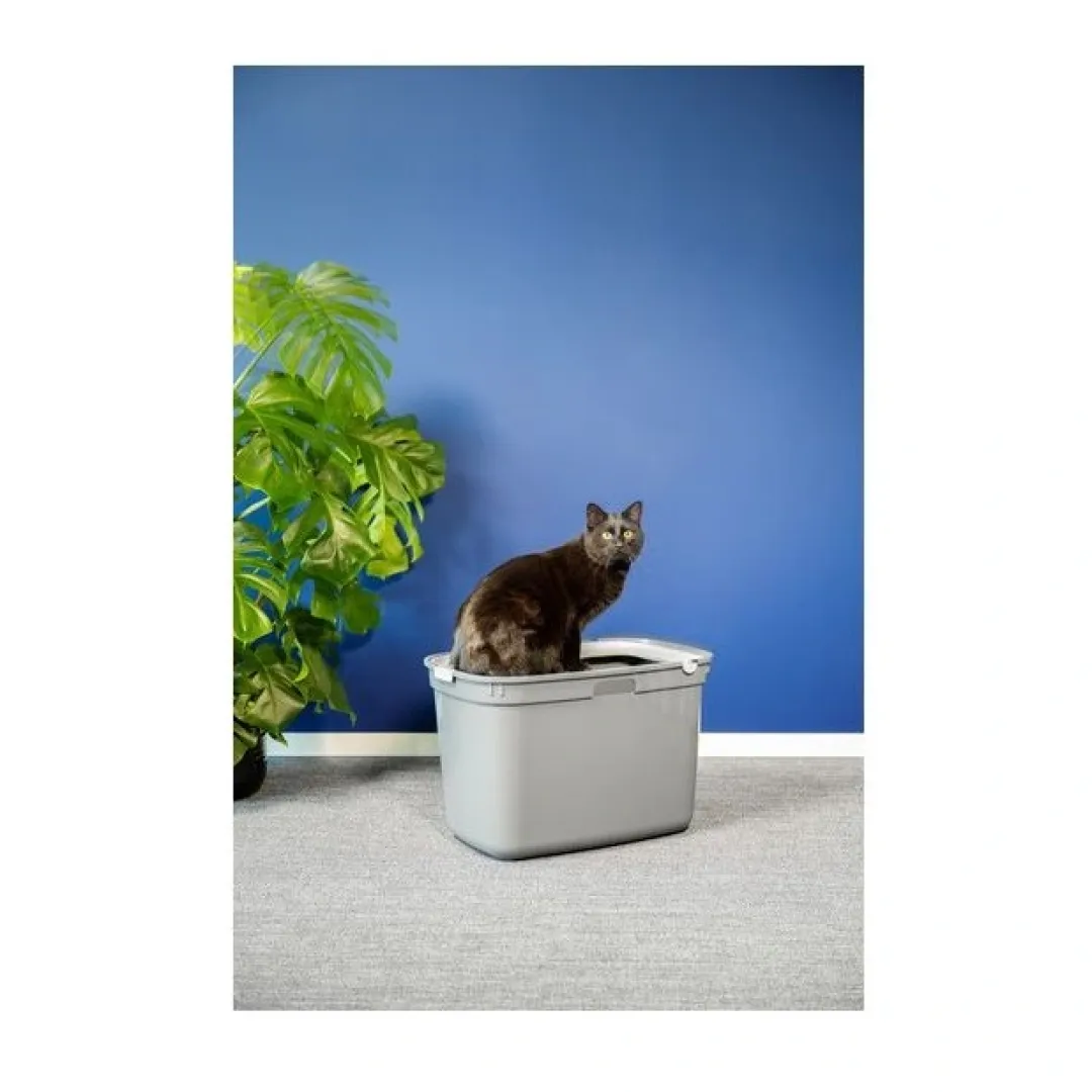 MiniZoo Top Cat Kattetoilet Cool Grey