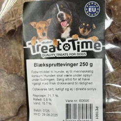 Treattime Blækspruttevinger 250 g - Naturlige hundesnacks