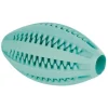 Trixie Denta Fun Rugby ball med mintsmag grøn 11 cm - hundelegetøj