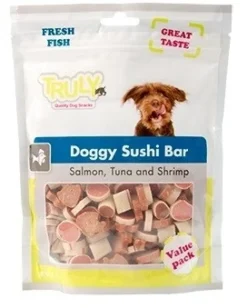 Truly Katte og Hundesnack Truly Doggy Sushi Bar 400 g - sushi-inspirerede godbidder
